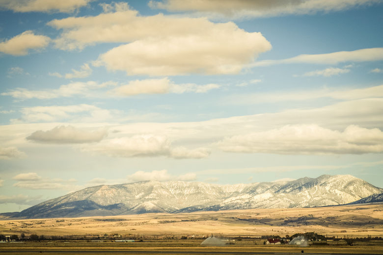 Montana - Vue sur la montagne à Bozeman