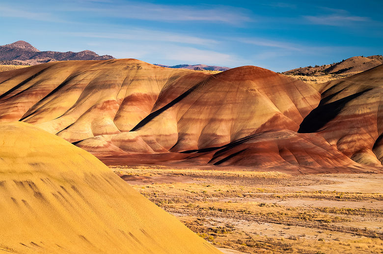 Oregon - Vue sur les &quot;Painted Hills&quot; à Mitchell