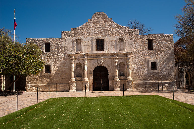 La mission Alamo à San Antonio (Fort Alamo) au Texas