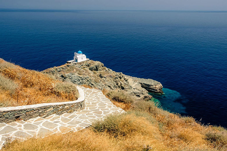 Eglise Eftamartyres, Kastro, Sifnos, Grece