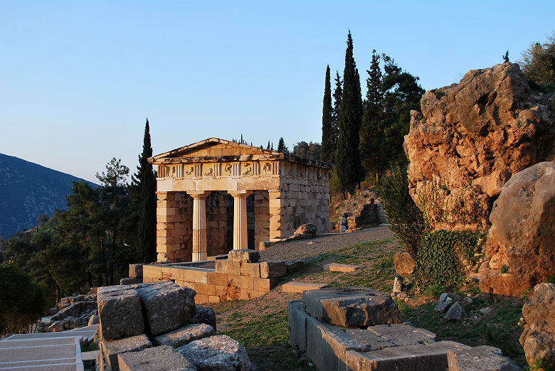 Trésor des Athéniens, Delphes - Grèce