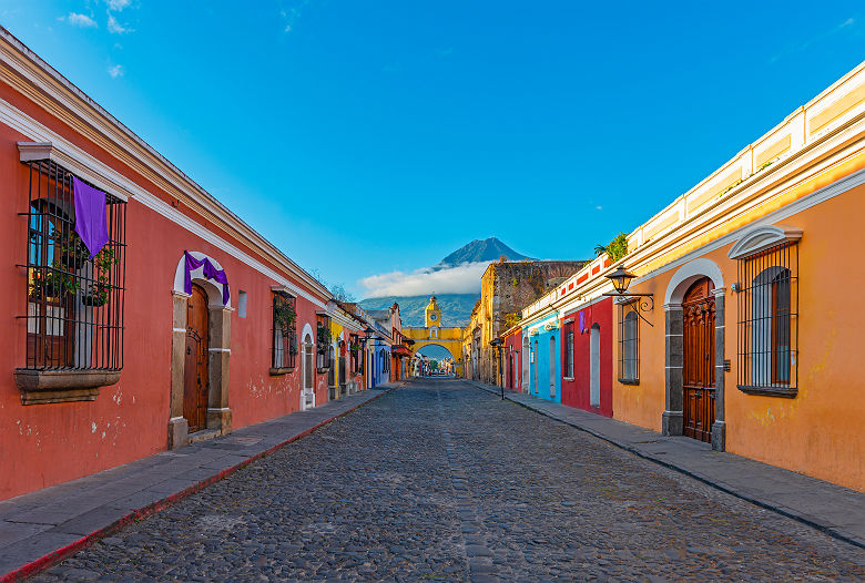 Ruelle colorée d'Antigua - Guatemala