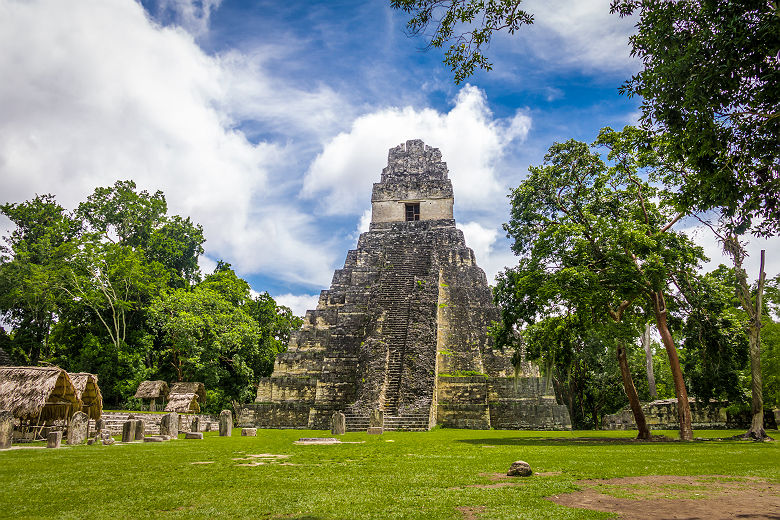 Temple Maya à Tikal - Guatemala