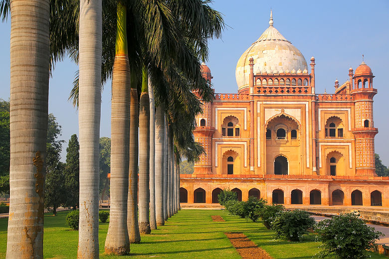 Inde - Tombe de Safdarjung à Delhi style architectural mongolien