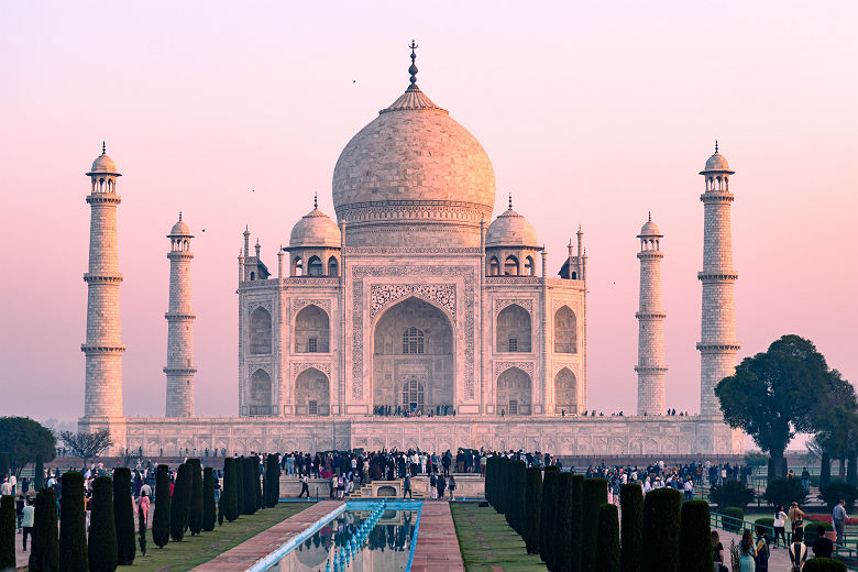 Taj Mahal à Agra, Inde