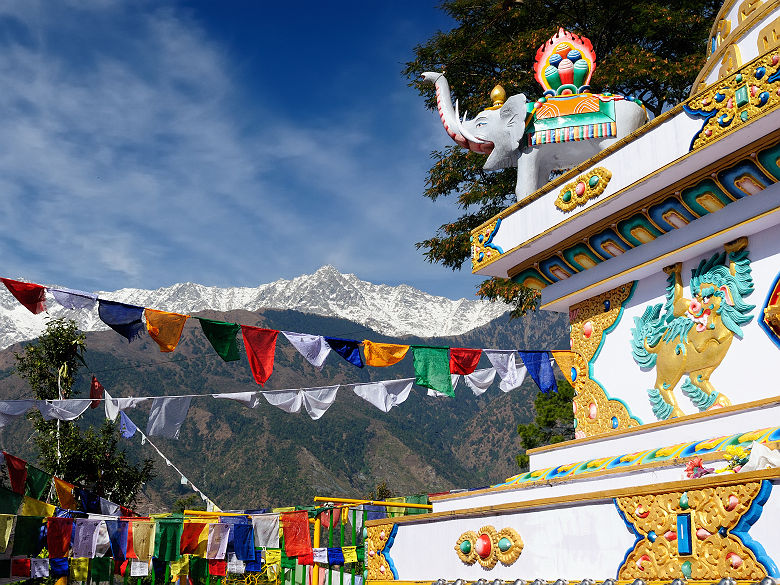 Temple Kalaczakra à Dharamsala - Inde