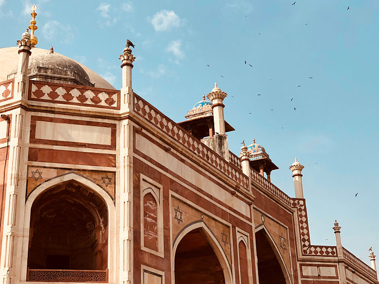 Inde - Tombeau de l'empereur Humayun à Delhi