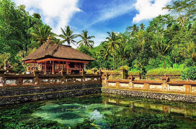 Temple Tirta Empul à Tampaksiring, Bali - Indonésie