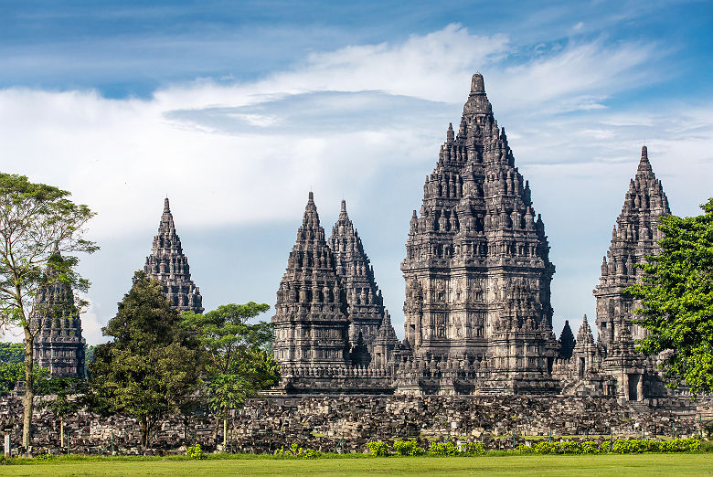 Temple de Prambanan près de Yogyakarta - Indonésie