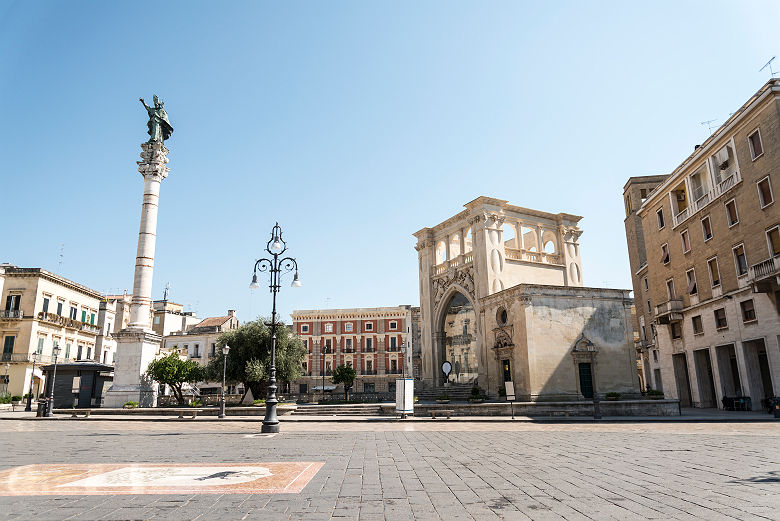 Place Sant'Oronzo, Lecce - Pouilles, Italie