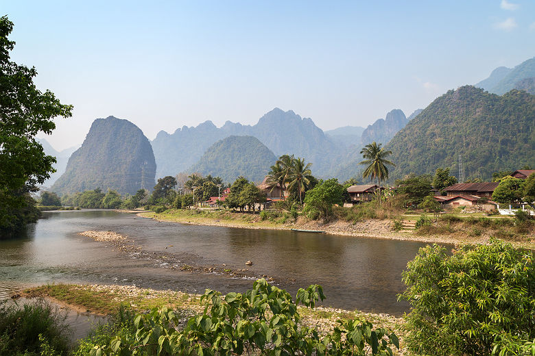 Paysage de Vang Vieng - Laos