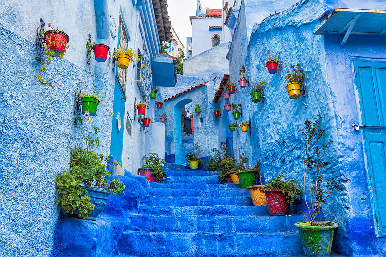 Rue Bin Souaki, Chefchaouen, Maroc