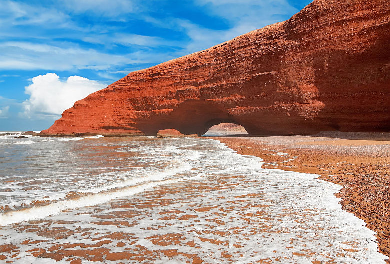 Plage de Legzira, Maroc