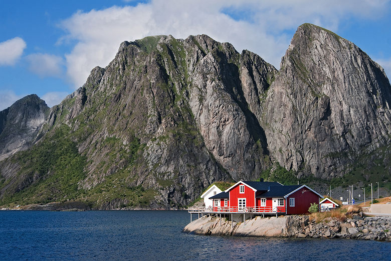 Cabane de pêcheur sur les Iles Lofoten - Norvège