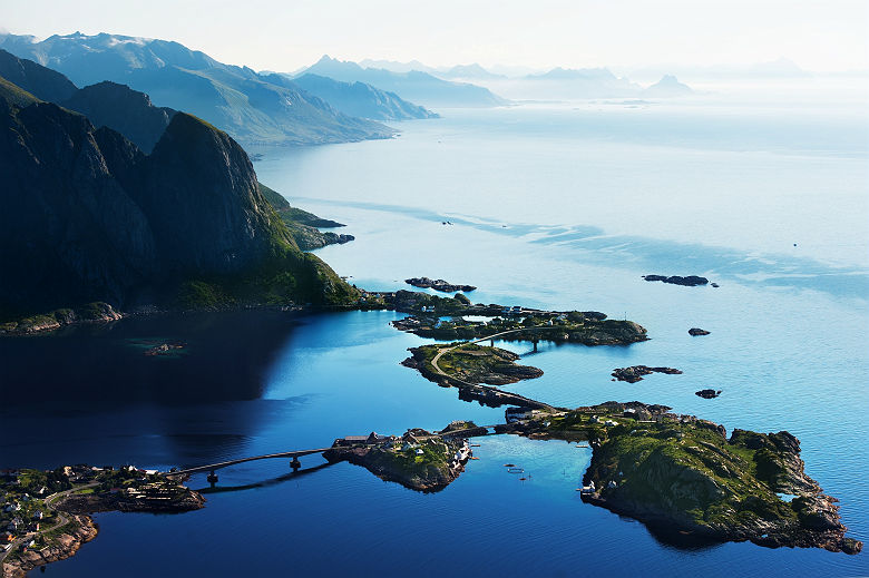 View of Reine from Reinebringen (448 m above sea level) Lofoten Islands, Norway - Mattias Fredriksson - VisitNorwaycom