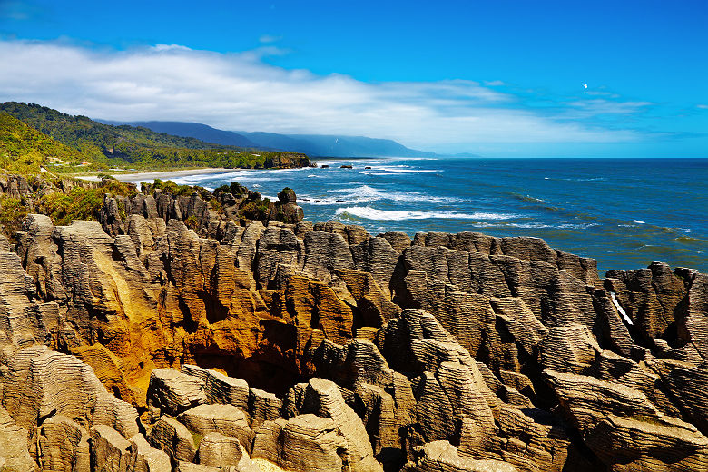 Nouvelle Zélande - Formation pancake rocks à Punakaiki