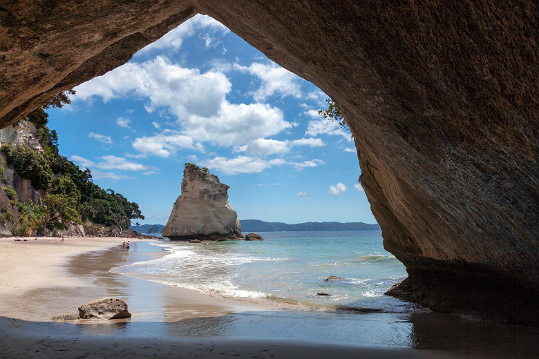 Cathedral Cove péninsule de Coromandel en Nouvelle Zélande