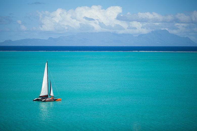 Catamaran en Polynésie