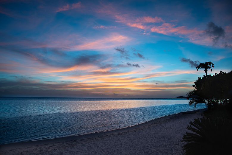 Coucher de soleil à Tahiti