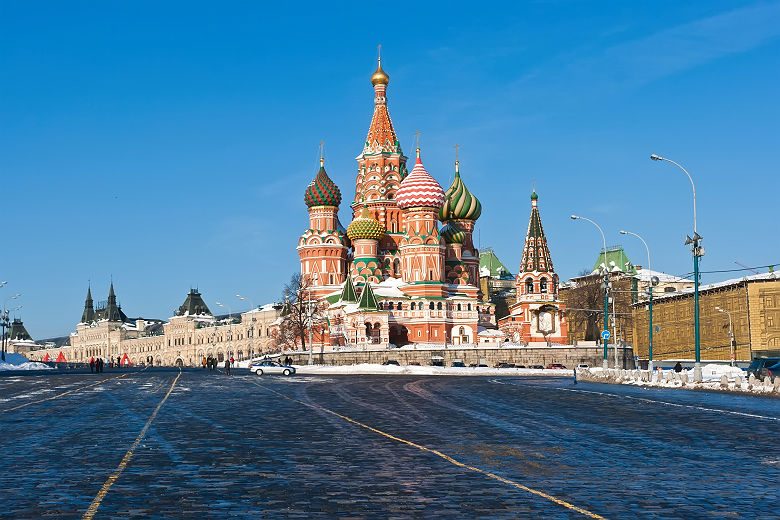 La Cathédrale Saint-Basile à Moscou - Russie