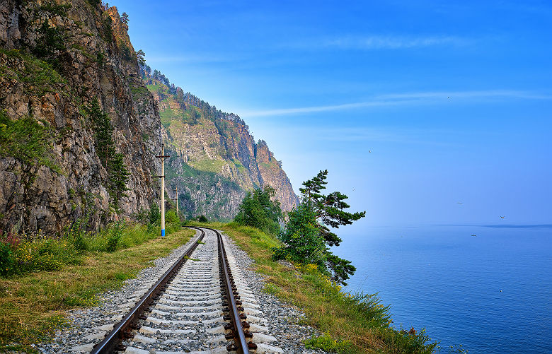 Transsibérien - Les voies ferrées de Moscou à Pékin qui longent le lac Baikal