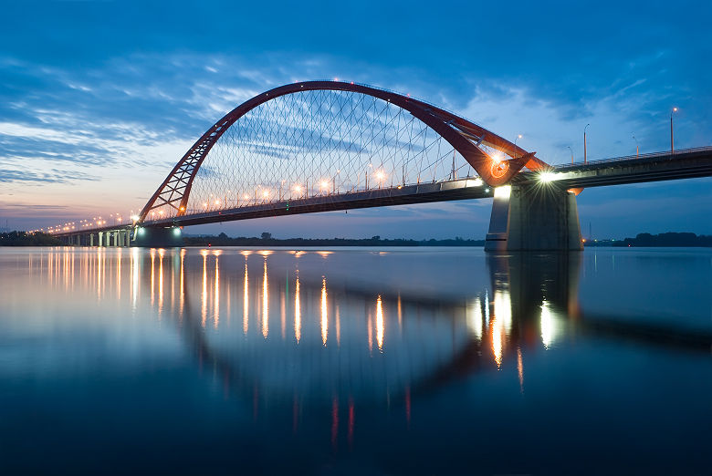Novosibirsk Rail Bridge - Russie