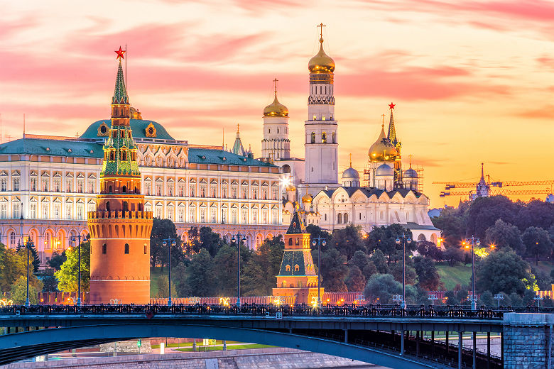 Vue sur le Kremlin de Moscou - Russie