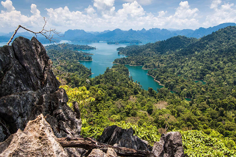 Vue du parc National de Khao Sok