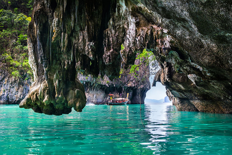 Thaïlande - Lagon bleue sur l'île Koh Hong, Krabi