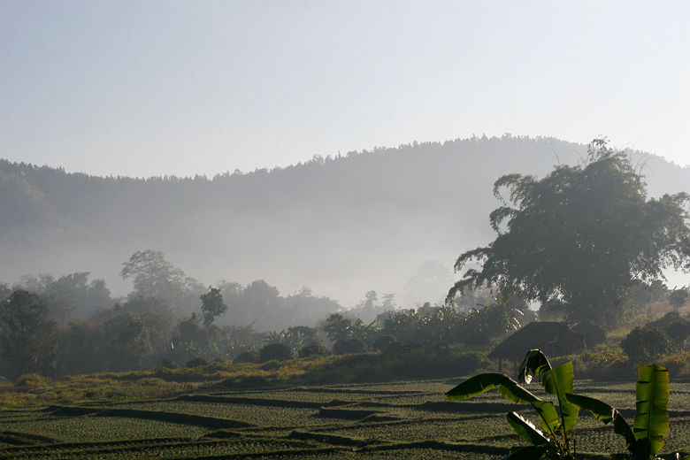 Lisu Lodge - Randonnée du lodge jusqu'à l'avant-poste de Lahu