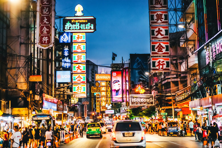 Visite nocturne de Chinatown, Bangkok - Thaïlande