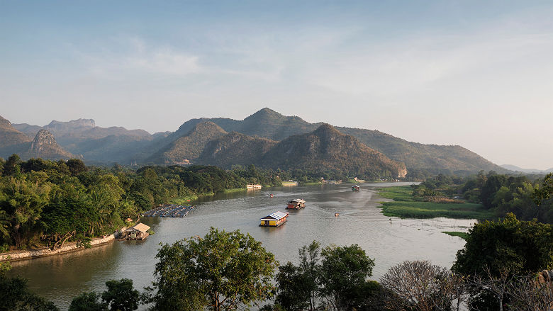 Mae Klong à Kanchanaburi - Thaïlande