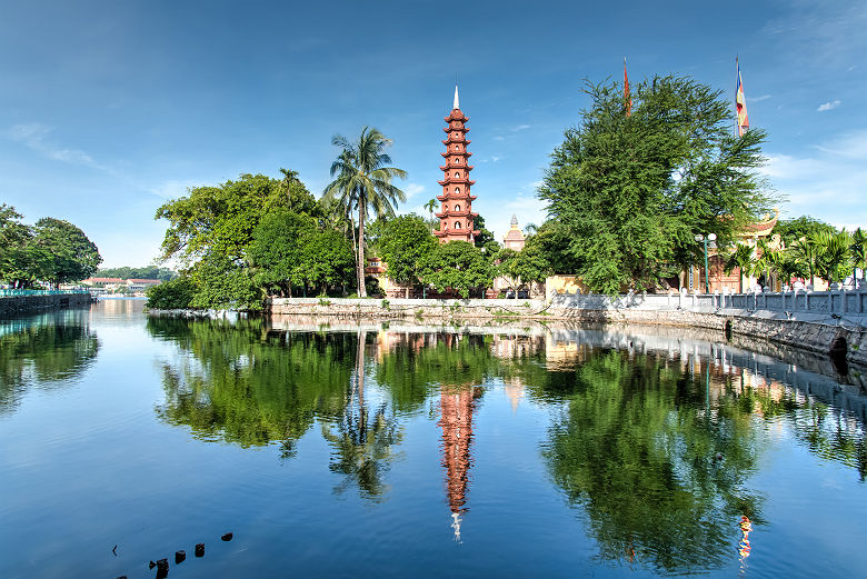 Pagode Tran Quoc à Hanoï - Vietnam