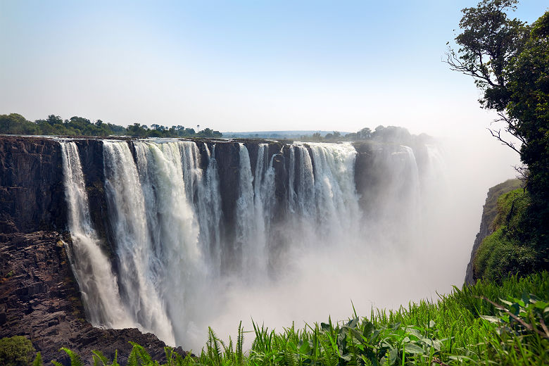Vue des chutes Victoria - Zimbabwe