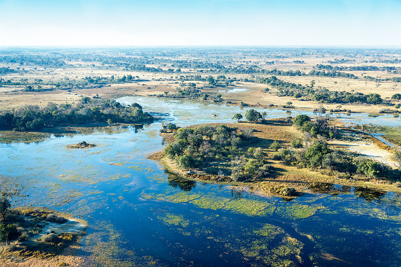 Afrique - Vue du delta d'Okavango