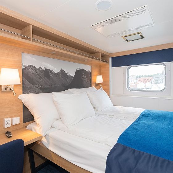 croisiere hurtigruten   bateau ms polarys cabine