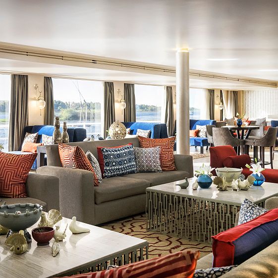 egypt nile river sanctuary sun boat iv lounge