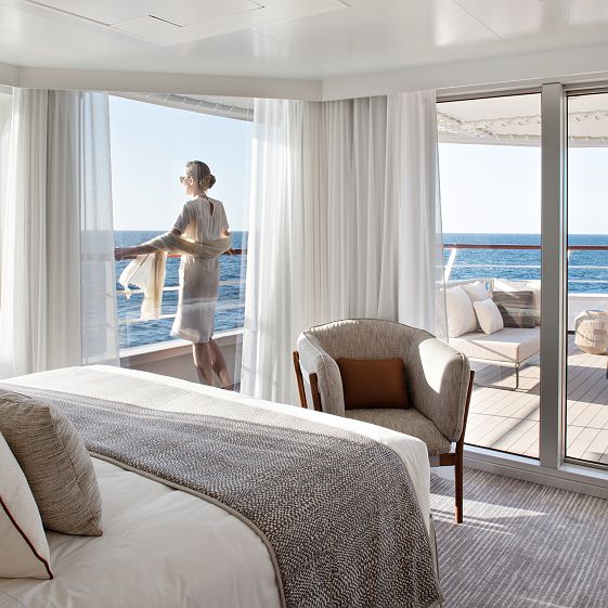 cabine avec balcon sur un ponant explorer