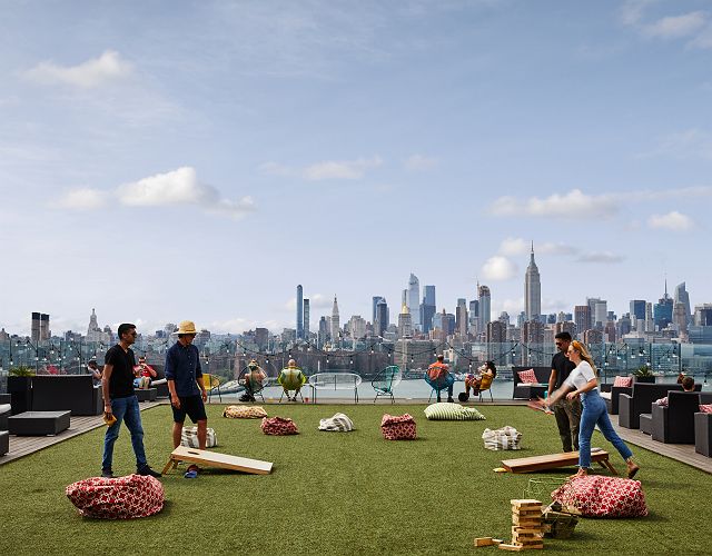 Credit: The William Vale - the turf club rooftop jeux