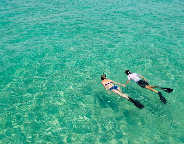 Snorkeling autour de l'île - andBeyond Benguerra Island