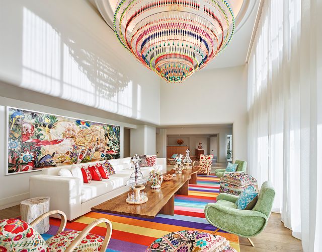 Faena Hotel Miami Beach tierra santa living room
