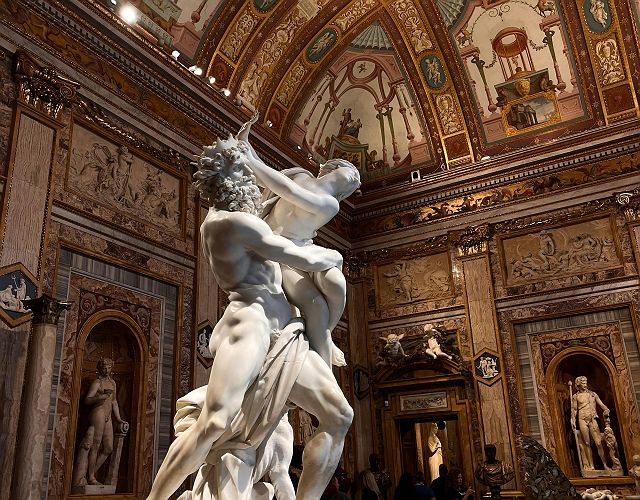 Galerie Borghese - Le Rapt de Proserpine par Le Bernin