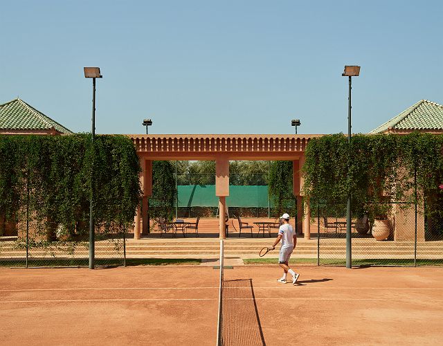 Amanjena - court de tennis