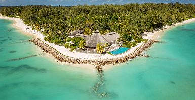 Denis Private Island - Accroche vue aérienne hôtel - Seychelles