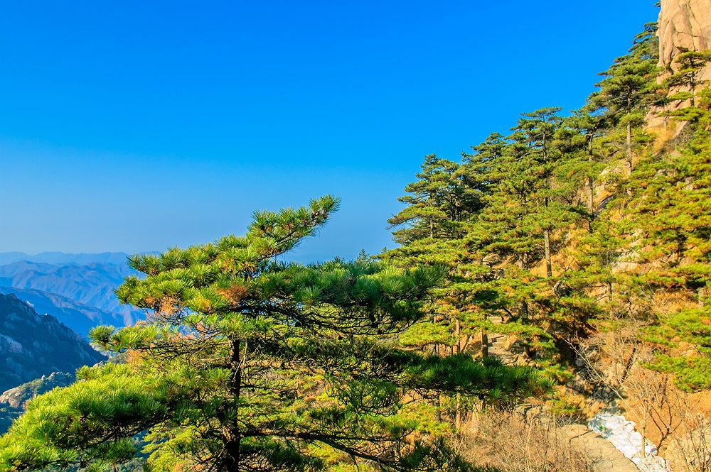  La ville de Huangshan dans le sud de la province d'Anhui en Chine