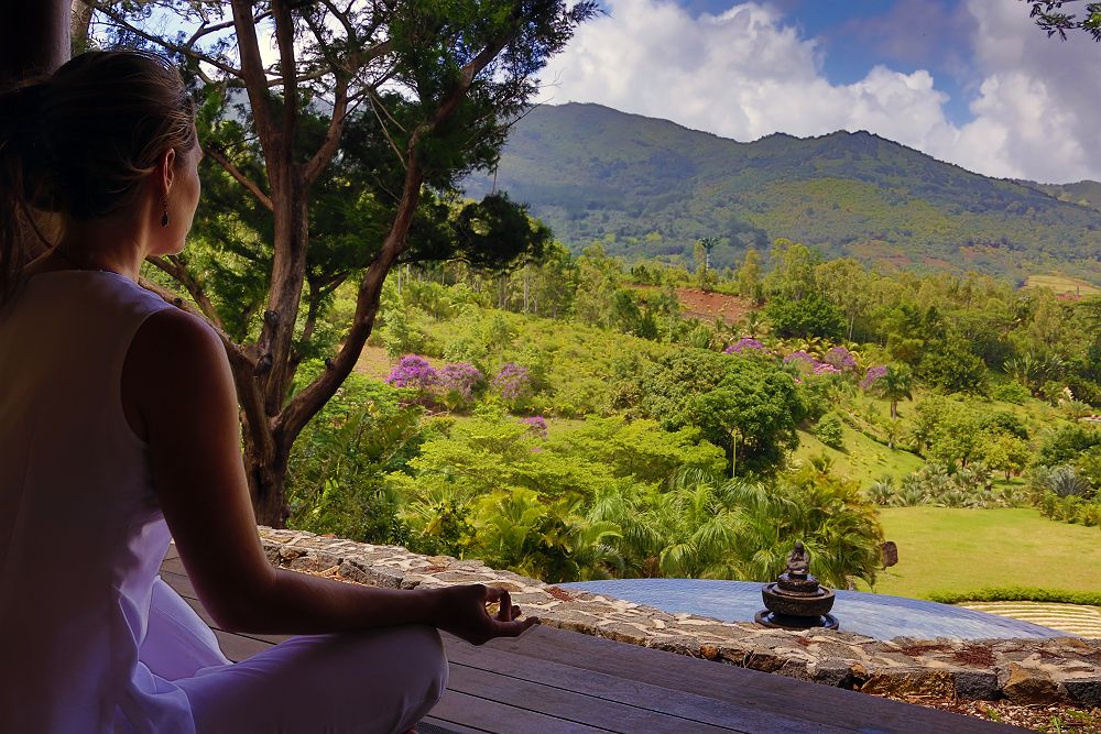 Lakaz Chamarel - Diapo yoga nature - île Maurice