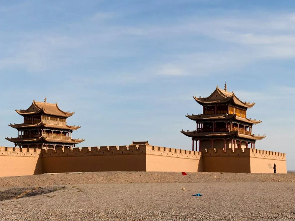 Fort de Jiayuguan, extrémité occidentale de la Grande Muraille - Chine