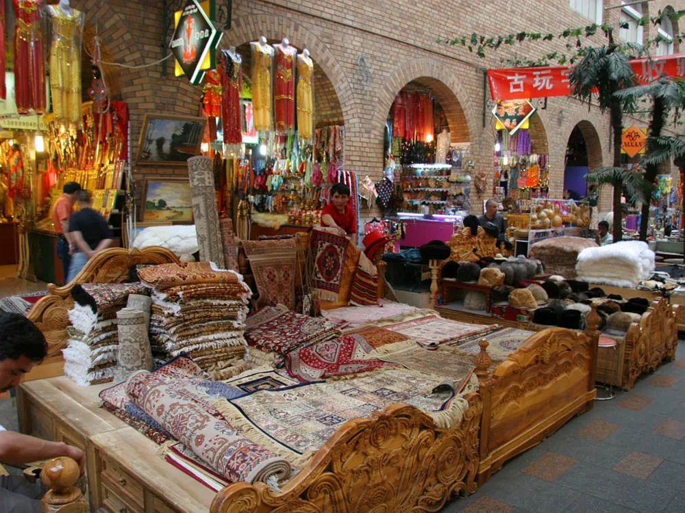 Marché traditionnel à Kashgar - Chine