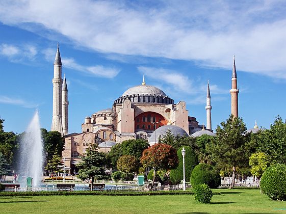 La basilique Sainte-Sophie à Istanbul - Turquie