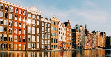 Canaux à Amsterdam - Pays Bas 